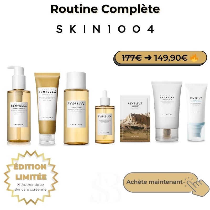 {SKIN1004} -Routine Complète (Double Nettoyage + Toner + Sérum + + Masque +Crème + Solaire)