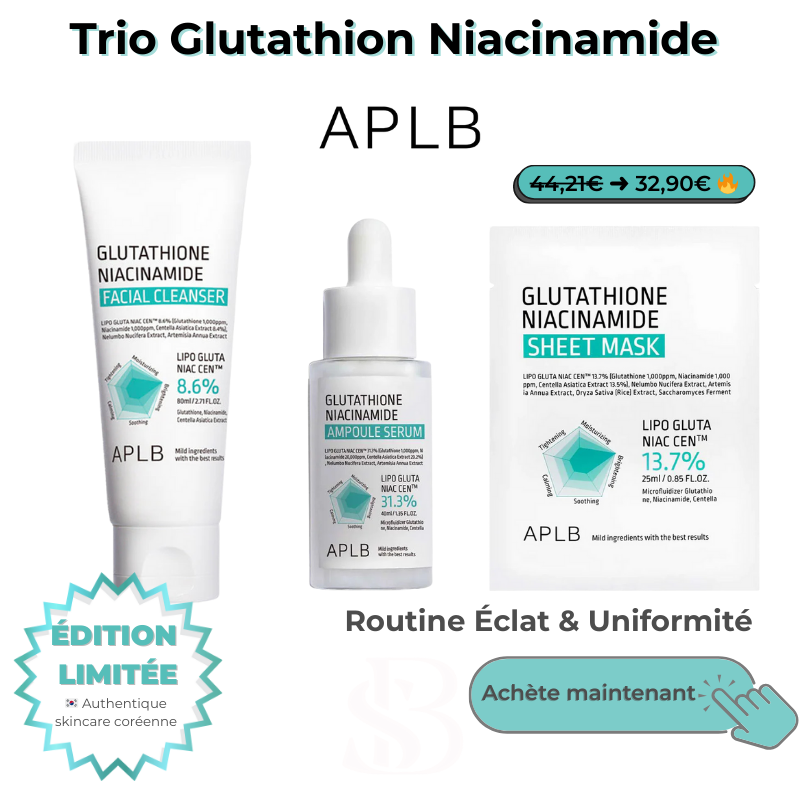 {APLB} - Trio Glutathion Niacinamide – Routine Éclat & Uniformité
