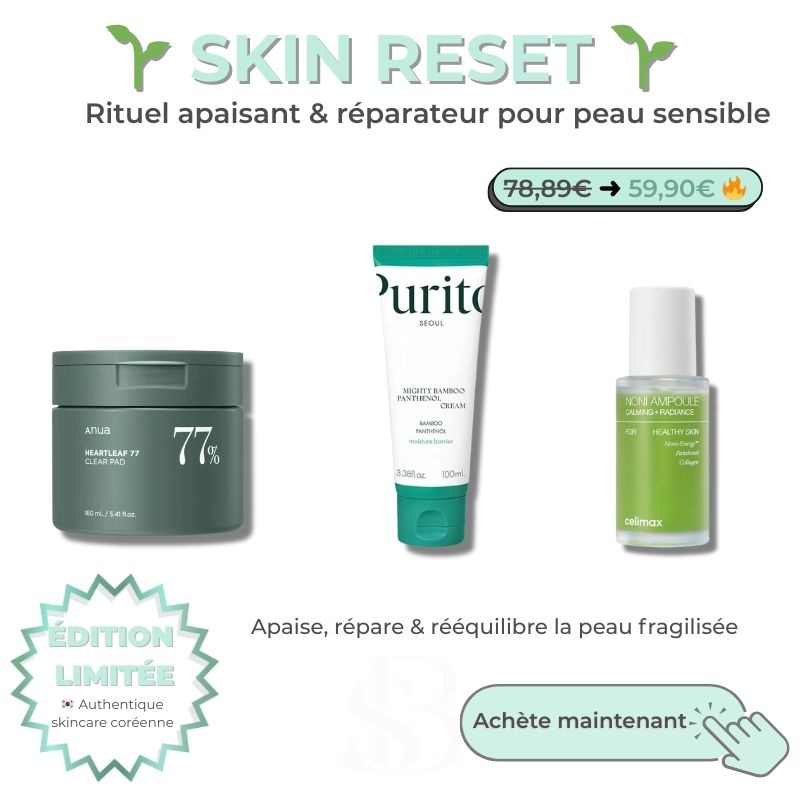 Skin Reset – Rituel apaisant & réparateur pour peau sensible