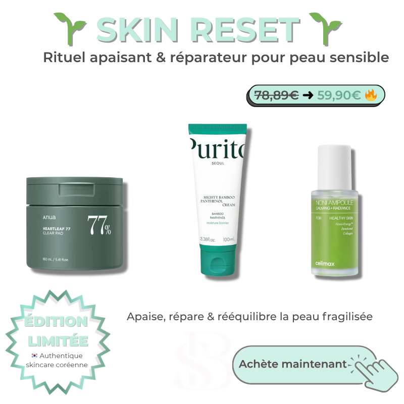 Skin Reset – Rituel apaisant & réparateur pour peau sensible