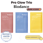 {Biodance} - Pro Glow Trio : Collagène, Hyaluronique & Vita Niacinamide – Peau repulpée & lumineuse
