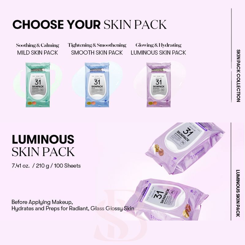 {VT Cosmetics} - Luminous Skin Pack – 100 Giant Toner Pads