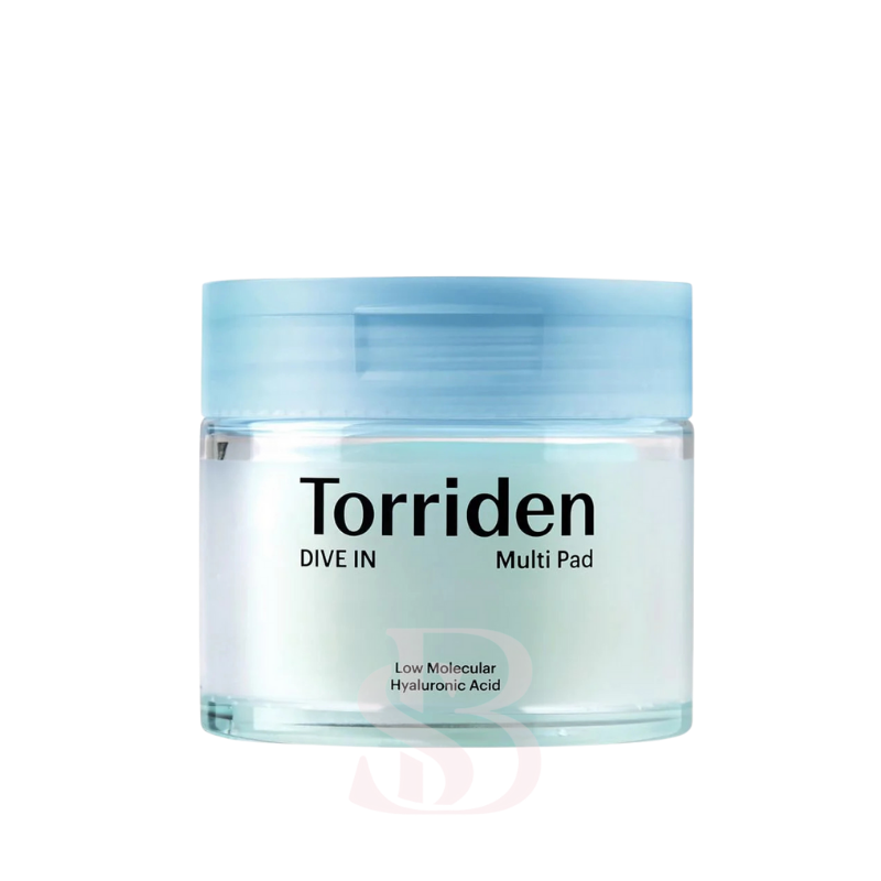 {Torriden} - Dive-In - Multi-Pad mit Hyaluronsäure und niedrigem Molekulargewicht - Feuchtigkeitsspendende Gesichtspads