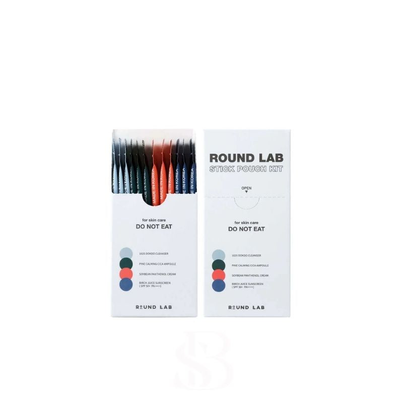 {RoundLab} - Stick Pouch Kit | Soins coréens en sticks nomades