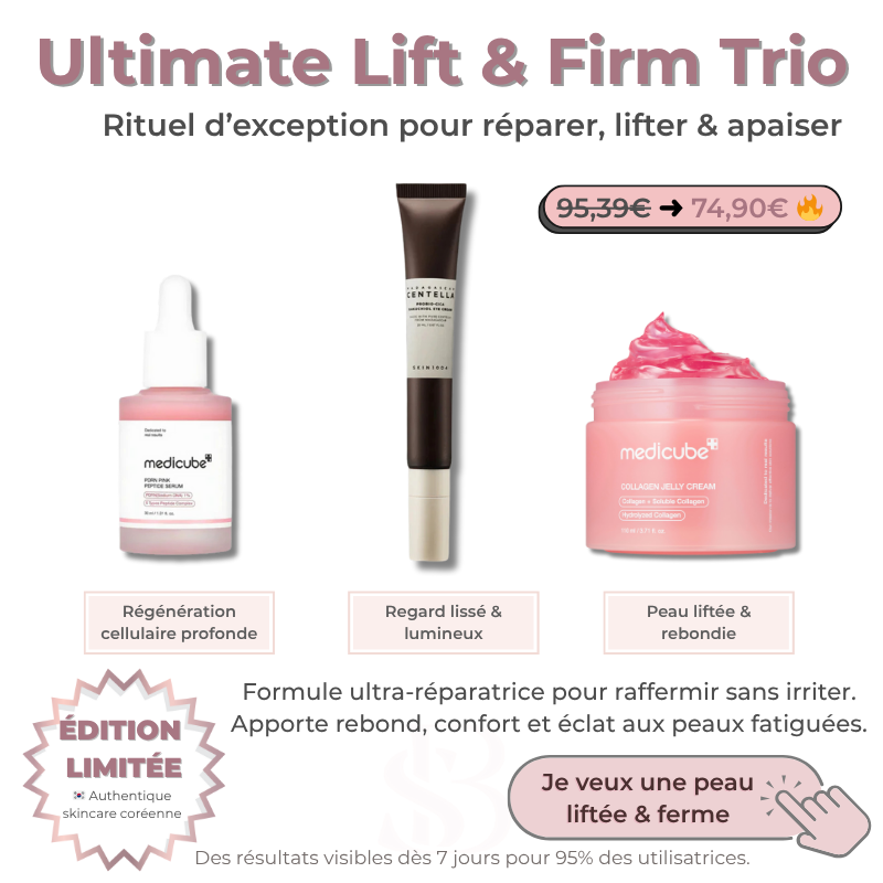 Ultimate Lift & Firm Trio - Soin anti-âge intensif, effet lifté et peau fortifiée dès 4 semaines